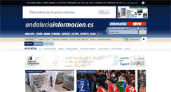 Desktop Screenshot of andaluciainformacion.es