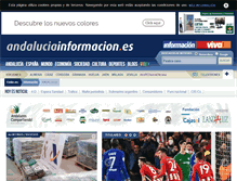 Tablet Screenshot of andaluciainformacion.es